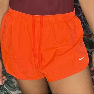 Bright Orange Nike Athletic Shorts